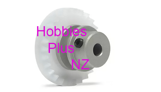 Slot.it - Inline Crown Gear, Aluminum Hub. 28t. Offset SI GO28-AL